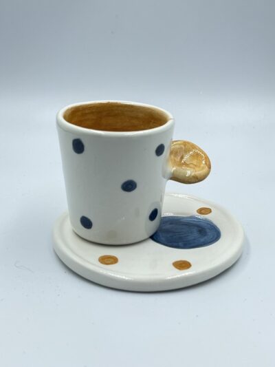 Coffee Time-Polka Dots