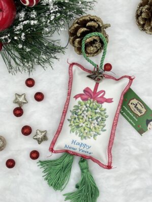 Lucky Charm-Pillow Xmas Message