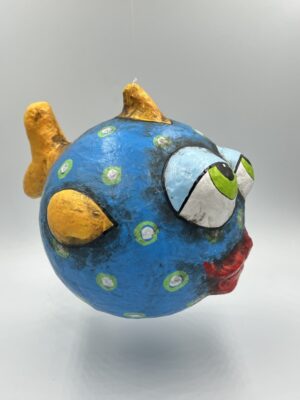 Fish-Blue Polka Dots