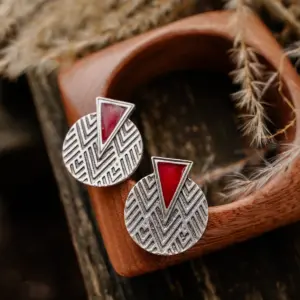 ETHNASIA-Berry Glow Earrings