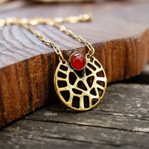 ETHNASIA-Web Of Fire Necklace