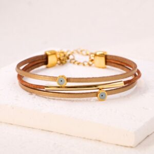 Bracelet-Enamel Eyes