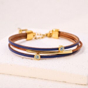 Bracelet-Enamel Eyes